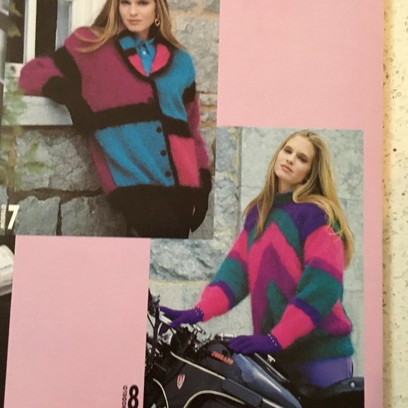 Katia Knitting Pattern Book 57 Sweaters Autumn Winter in English and Spanish #21 - Picture 7 of 12